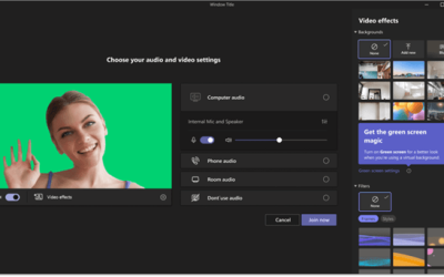 Green Screen toevoeging binnen je Teams meeting